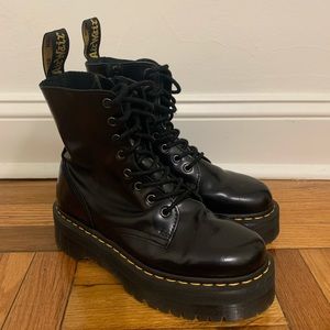 Doc Marten Jadon Platform Boots - Size US 7